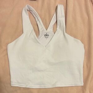 ALO Yoga White Sports Bra
